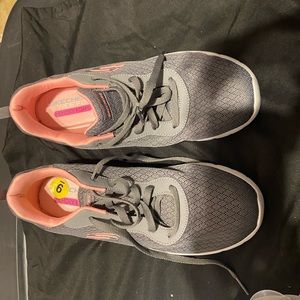 Sketchers memory foam shoes and worn about 2 times.
